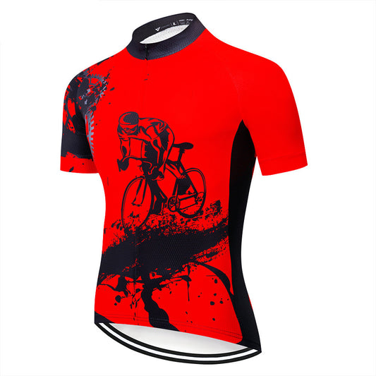 Summer Men's Perspiration Breathable Cycling Jersey