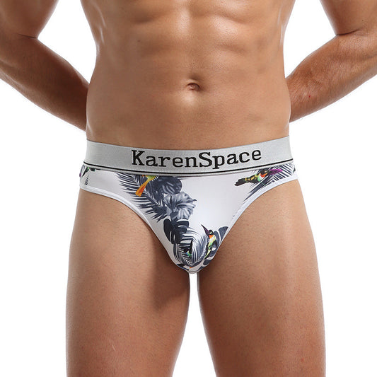 Men's Printed Nylon Underwear