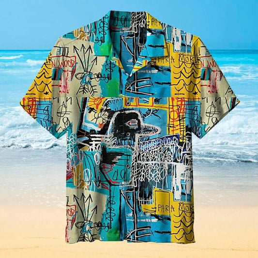 3D Digital Printing Personality Pattern Casual Summer Short Sleeve Shirt