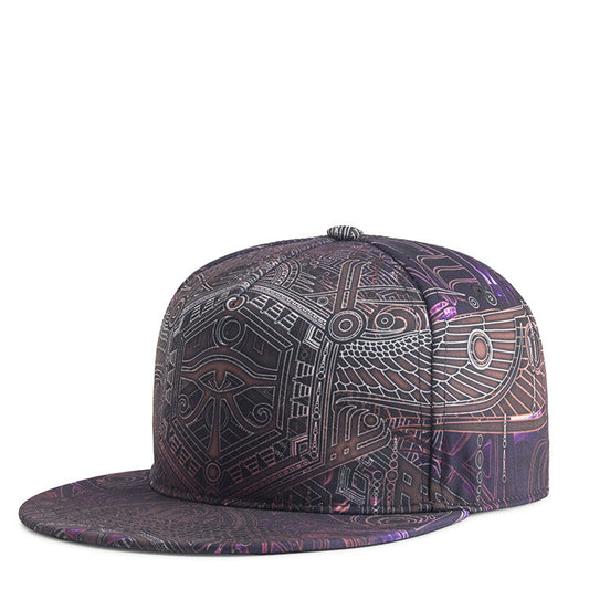 Men's Hip Hop Emblem Print Hat Cap